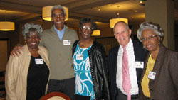 Juanita Reed, Bernard Hamilton, Ernestine Carter, Del and Lois Hayes